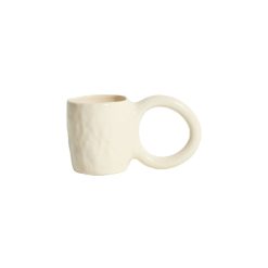 Petite Friture Tasses Et Mugs | Tasse A Cafe Donut Medium Ceramique Beige / O 8 X H 9 Cm - Petite Friture