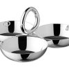 Christofle Saladiers, Coupes Et Bols | Coupelle Vertigo Argent Metal Par Andree Putman - Lot De 3 - Christofle