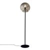 Artemide Lampadaires | Lampadaire Vitruvio Verre Noir / Verre Souffle - O 40 X H 177 Cm - Artemide