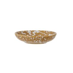 Bloomingville Saladiers, Coupes Et Bols | Coupelle Carmel Ceramique Jaune Marron / O 11 Cm - Gres - Bloomingville