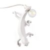 Seletti Kids | Lampe De Table Chameleon Going Down Plastique Blanc / Applique - Resine - Seletti