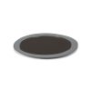 valerie objects Assiettes | Assiette Inner Circle Ceramique Gris / Medium - 28 X 25 Cm / Gres - Valerie Objects