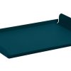 Fermob Plateaux Et Plats De Service | Plateau Alto Metal Bleu / Acier - 36 X 23 Cm - Fermob