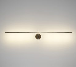 Catellani & Smith Plafonniers | Applique Light Stick Metal Argent Led / Plafonnier - L 88 Cm - Catellani & Smith