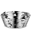 Alessi Corbeilles, Centres De Table | Corbeille Barket Metal Gris Argent / O 18 Cm - Alessi