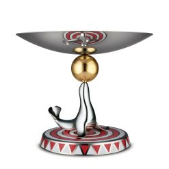 Alessi Plateaux Et Plats De Service | Plat De Presentation The Seal Metal / Circus - Edition Limitee Numerotee - Alessi