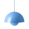 &tradition Suspensions | Suspension Flowerpot Vp7 Metal Bleu / O 37 Cm - By Verner Panton, 1968 - &Tradition