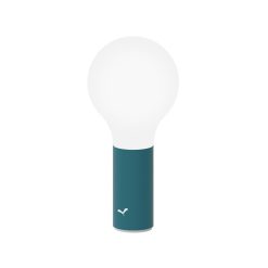 Fermob Suspensions | Lampe Exterieur Sans Fil Rechargeable Aplo Led Metal Bleu - Fermob