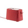 Alessi Electromenager | Grille-Pain Plisse Plastique Rouge / 2 Tranches - 850W - Alessi