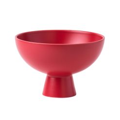 raawii Saladiers, Coupes Et Bols | Coupe Strom Large Ceramique Rouge / O 22 Cm - Fait Main - Raawii