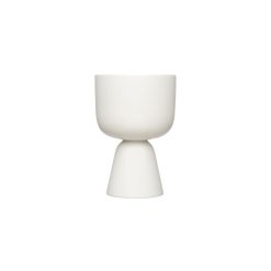 Iittala Pots Et Plantes | Pot De Fleurs Nappula Ceramique Blanc / O 15,5 X H 23 Cm - Iittala