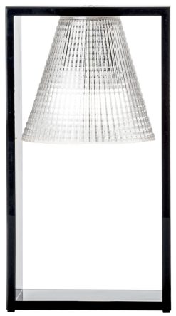 Kartell Lampes De Table | Lampe De Table Light-Air Plastique Noir Transparent - Kartell