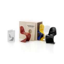 Vitra Objets Deco Et Cadres-Photos | Miniature Panton Chairs Plastique / Panton (1959 / 1960) - Set De 5 - Vitra