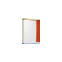 Vitra Miroirs | Miroir Mural Colour Frame - Small Bois Orange / L 38,5 X H 48 Cm - Vitra