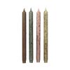 Ferm Living Bougeoirs, Photophores | Bougie Longue Mura Cire Multicolore / Set De 4 - H 30 Cm - Ferm Living