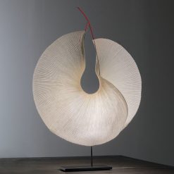 Ingo Maurer Led | Lampe De Table The Mamo Nouchies Led Papier Beige / Yoruba Rose - Ingo Maurer