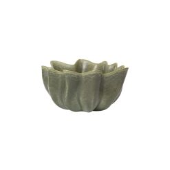 Ferm Living Saladiers, Coupes Et Bols | Centre De Table Et C Nium Large Ceramique Vert / O 36 X H 18 Cm - Ferm Living