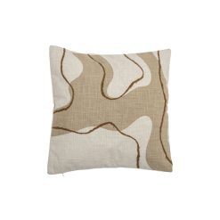 Bloomingville Coussins | Coussin Alton Tissu Beige / 45 X 45 Cm - Brode - Bloomingville