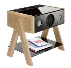 La Bou00eete Concept High Tech | Enceinte Bluetooth Cube Bois Naturel / Thruster 2.1 - La Boite Concept