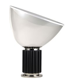 Flos Led | Lampe De Table Taccia Led Plastique Noir / H 64,5 Cm - Castiglioni, 1962 - Flos