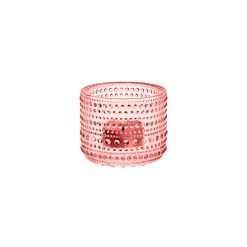 Iittala Bougeoirs, Photophores | Photophore Kastehelmi Verre Rose / O 7,6 X H 6,4 Cm - Oiva Toikka, 1964 - Iittala