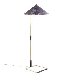 Hay Lampadaires | Lampadaire Matin Tissu Violet / O 50 X H 129 Cm - Hay