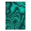 PINTON Deco Textile | Tapis Malachite Vert / 180 X 250 Cm - Tufte Main - Pinton