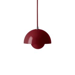 &tradition Suspensions | Suspension Flowerpot Vp10 Metal Rouge / O16 Cm - By Verner Panton, 1969 - &Tradition