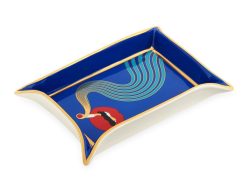 Jonathan Adler Centres De Table Et Vide-Poches | Coupelle Full Dose Ceramique Bleu Multicolore / Vide-Poches - 18 X 13 Cm - Jonathan Adler