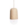 Hartu00f4 Suspensions | Suspension Luce Medium Bois Naturel / Chene - O 10 X H 18 Cm - Harto