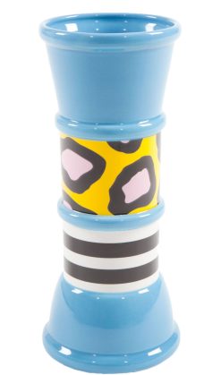 Memphis Milano Vases | Vase Carrot Ceramique Multicolore By Nathalie Du Pasquier / 1985 - Memphis Milano