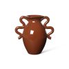 Ferm Living Vases | Vase Verso Ceramique Rouge / O 18 X H 27 Cm - Ferm Living