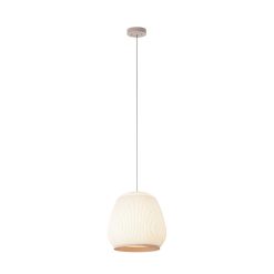 Vibia Suspensions | Suspension Knit Led Tissu Beige / O 45 X H 44 Cm - Tricote - Vibia