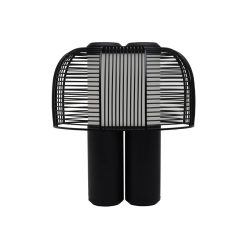 DCW Éditions Lampes De Table | Lampe De Table Yasuke Led Metal Noir / L 39,5 X H 43 Cm - Dcw Editions