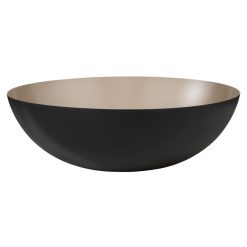 Normann Copenhagen Saladiers, Coupes Et Bols | Saladier Krenit Metal Beige / O 38 X H 12 Cm - Normann Copenhagen