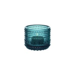 Iittala Bougeoirs, Photophores | Photophore Kastehelmi Verre Bleu / O 7,6 X H 6,4 Cm - Oiva Toikka, 1964 - Iittala