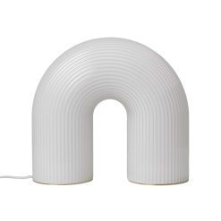 Ferm Living Lampes De Sol | Lampe A Poser Vuelta Verre Blanc / L 40 X H 36 Cm - Ferm Living