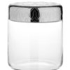 Alessi Boites Et Conservation | Bocal Hermetique Dressed Verre Metal Transparent / H 12 Cm - 75 Cl - Alessi