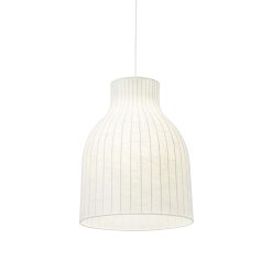 Muuto Suspensions | Suspension Strand Open Plastique Tissu Blanc / O 40 Cm - Resine Cocon - Muuto