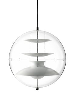 Verpan Suspensions | Suspension Panto Metal Plastique O 40 Cm - Panton 1977 - Verpan