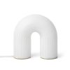 Ferm Living Lampes De Table | Lampe De Table Vuelta Led Verre Blanc / L 21 X H 21 Cm - Ferm Living