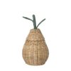 Ferm Living Kids | Panier Pear Small Fibre Vegetale Bois / Osier - O 19 X H 30 Cm - Ferm Living