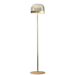 Fontana Arte Led | Lampadaire Equatore Large Metal Verre Or / Led - H 175 Cm - Fontana Arte