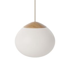 Bolia Suspensions | Suspension Acorn Verre Blanc / O 32 Cm - Chene - Bolia