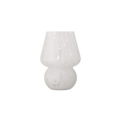 Bloomingville Vases | Vase Halim Verre Blanc / O 13 X H 18,5 Cm - Bloomingville