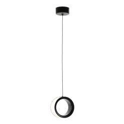 Magis Suspensions | Suspension Lost Led Plastique Blanc Noir / Large - O 36 Cm - Magis