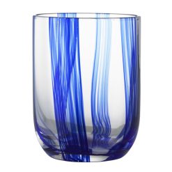 Normann Copenhagen Verres | Verre Stripe Verre Bleu / 39 Cl - Peint A La Main - Normann Copenhagen