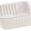 Seletti Plateaux Et Plats De Service | Plat Estetico Quotidiano Ceramique Blanc / 14 X 11 Cm - Seletti