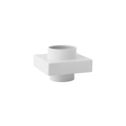 Normann Copenhagen Vases | Vase Deko Object S2 Ceramique Blanc / 16 X 16 X H 12 Cm - Normann Copenhagen