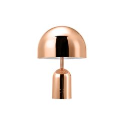 Tom Dixon Lampes Sans Fil | Lampe Sans Fil Rechargeable Bell Portable Led Metal Cuivre / H 28 Cm - Tom Dixon